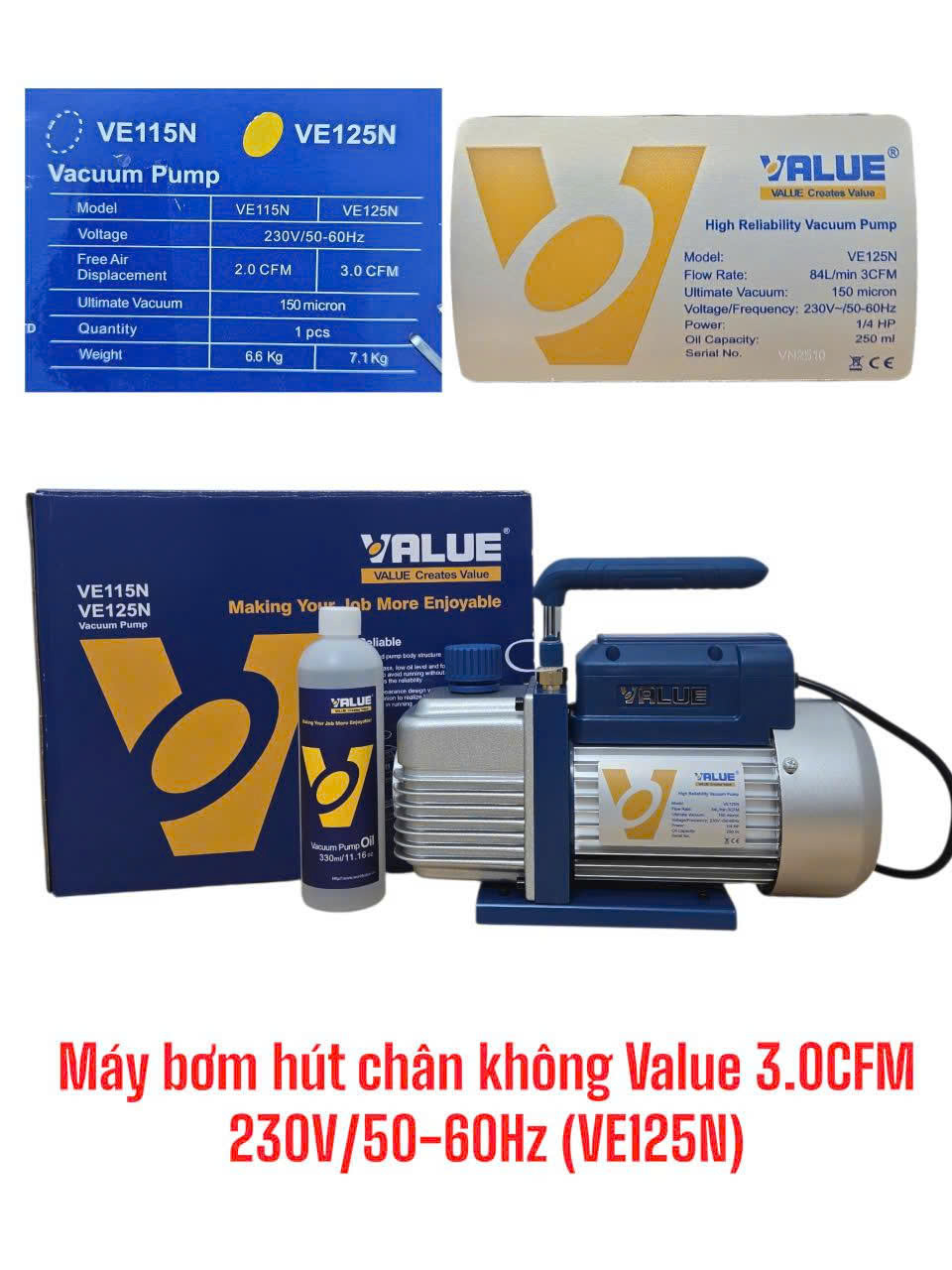 Máy hút chân không Value 3.0C (VE125N)
