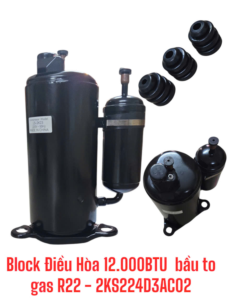 Máy nén khí dùng cho điều hòa 12.000BTU (1.5Hp)