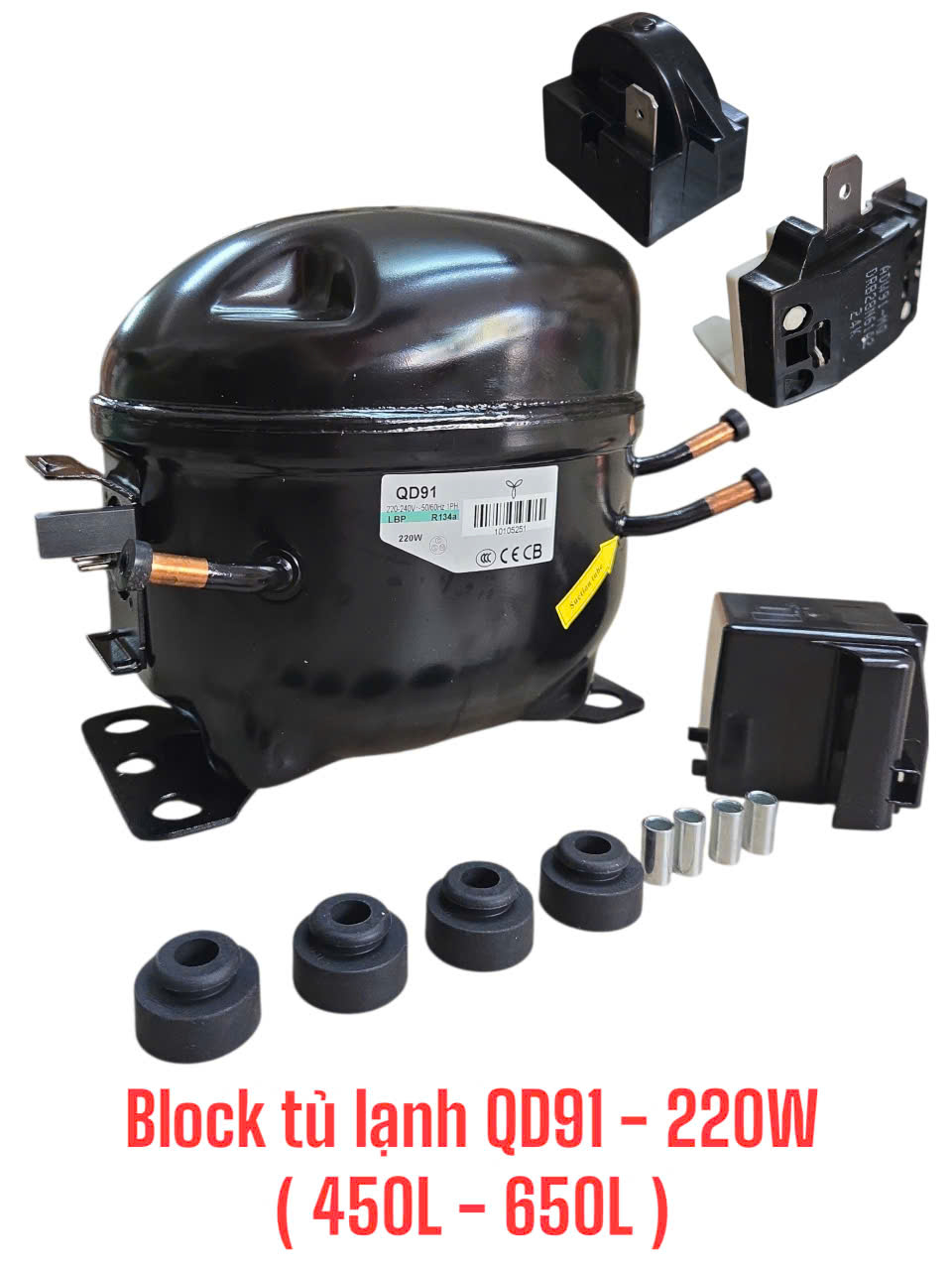 Máy nén khí dùng cho máy Tủ lạnh QD91