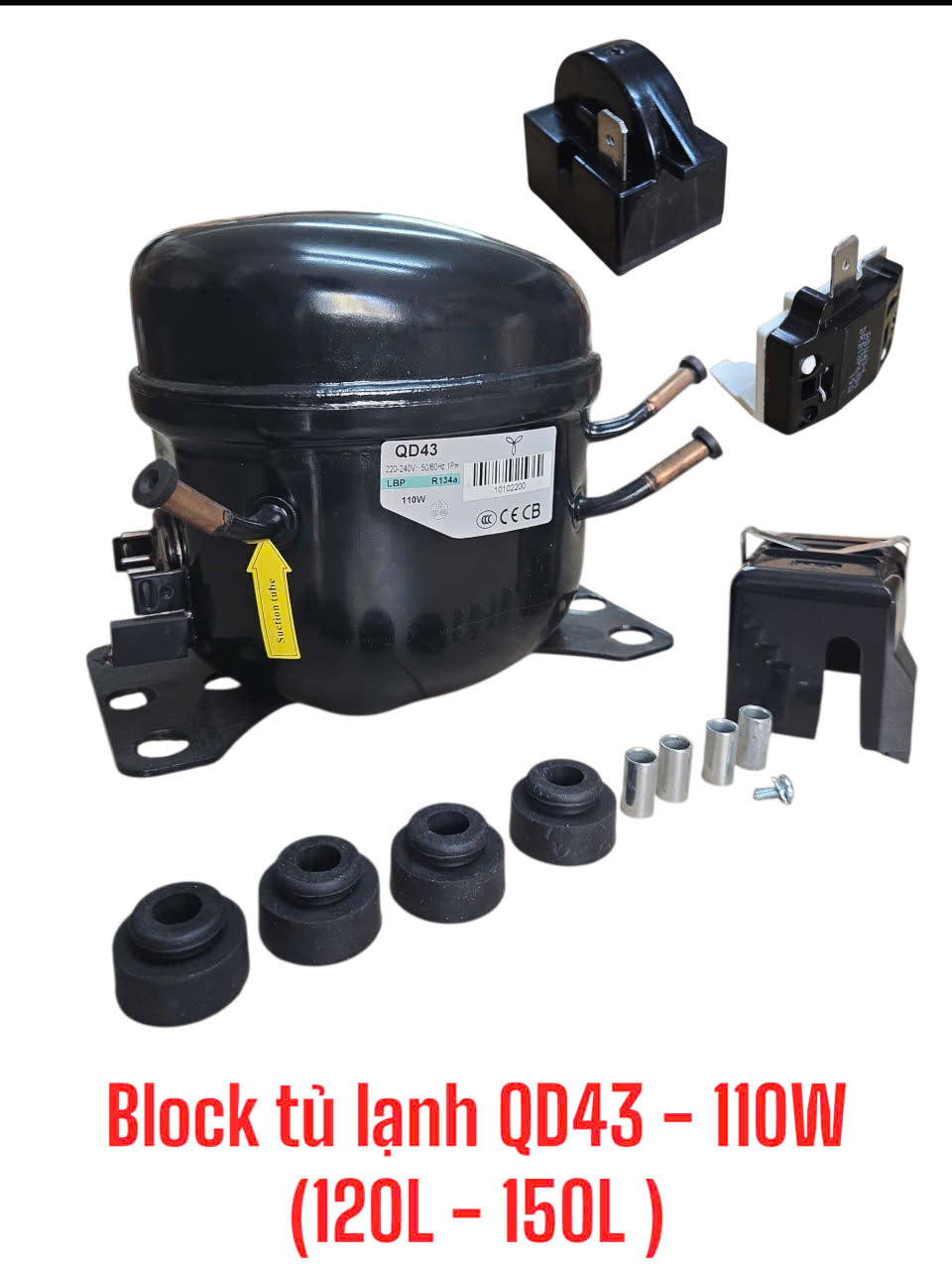 Máy nén khí dùng cho tủ lạnh QD43