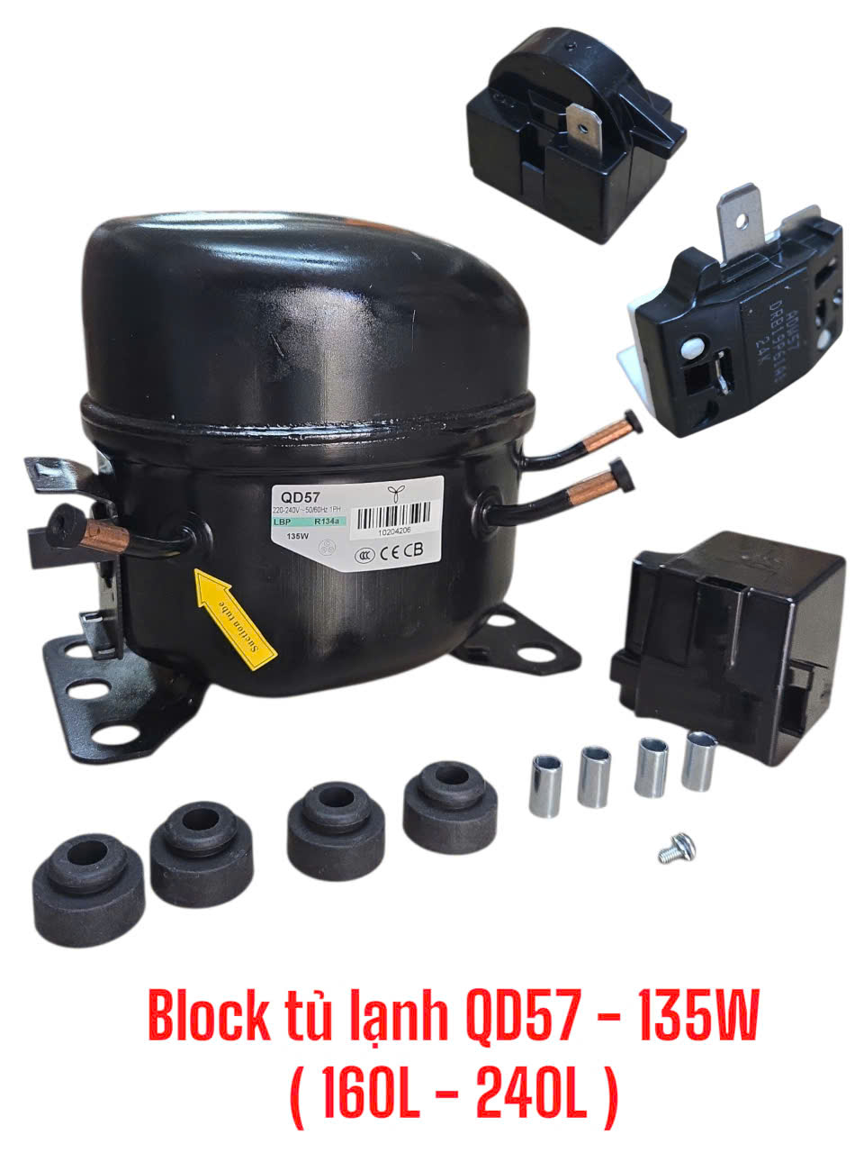 Máy nén khí dùng cho tủ lạnh QD57