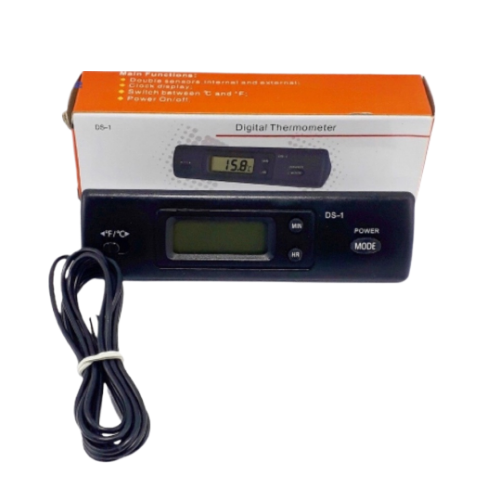 Nhiệt kế chữ nhật vỏ cam