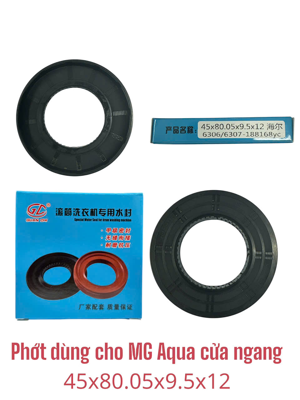 Phớt dùng cho máy giặt Aqua cửa ngang (45х80.05×9.5×12)