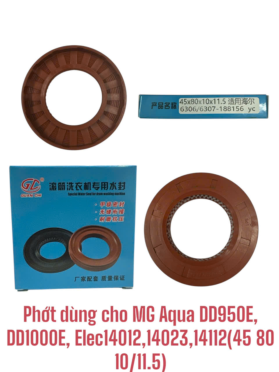 Phớt dùng cho máy giặt Aqua DD950E, DD1000E, Elec14012,14023,14112 (45x80x10x11.5)
