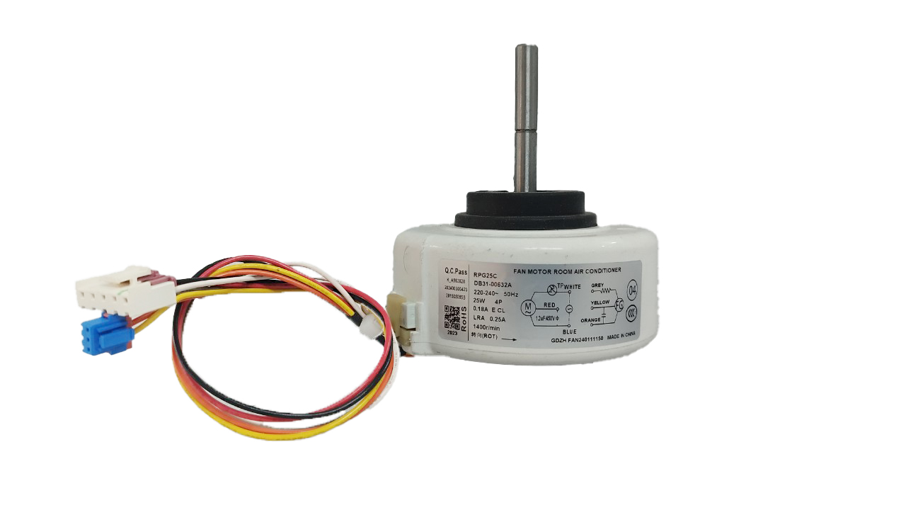 Quạt mặt lạnh dùng cho điều hòa Samsung trục ngắn AC 25w – 6 dây – Có hộp