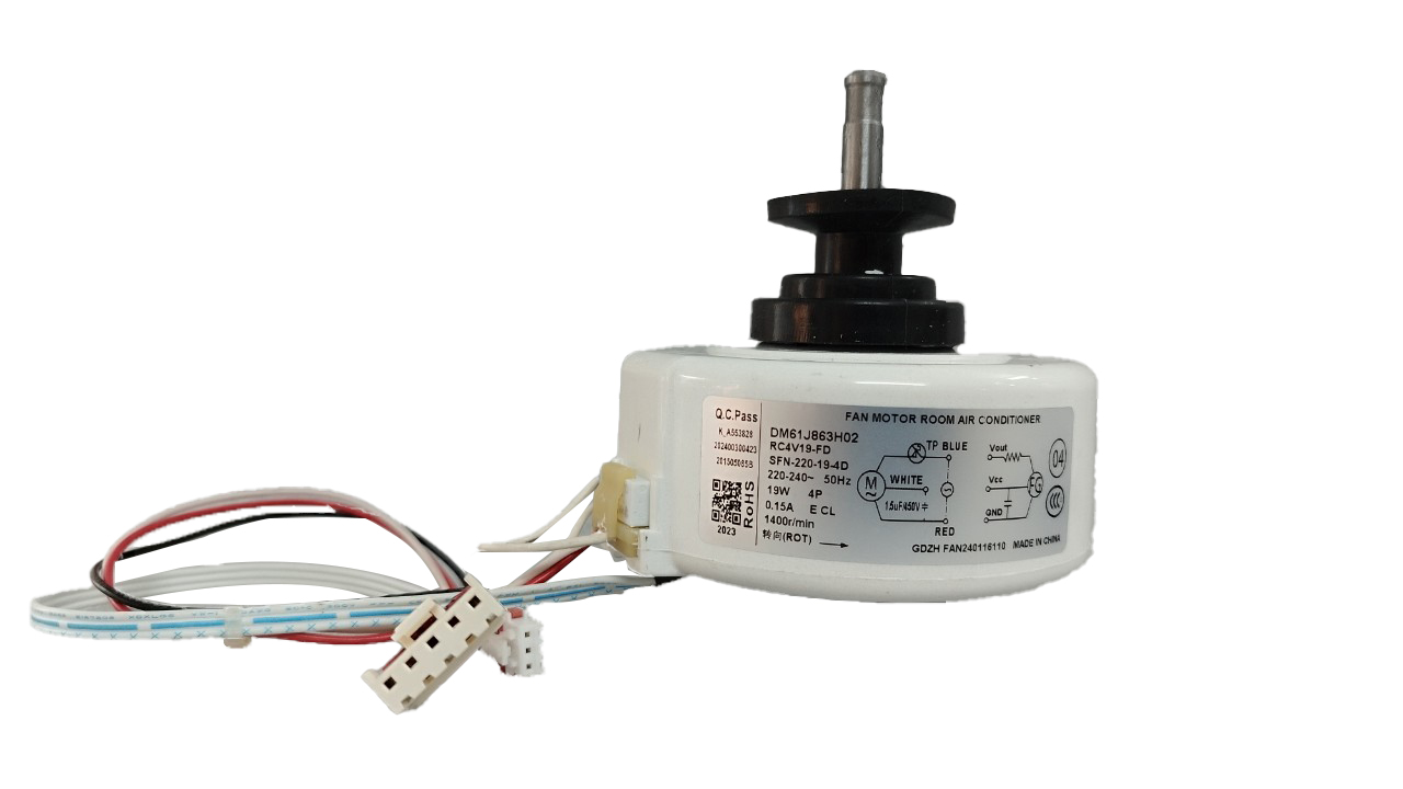 Quạt mặt lạnh dùng cho điều hòa Sharp AC-19w (RC4V19-FD) -6 dây-2 rắc – Có hộp