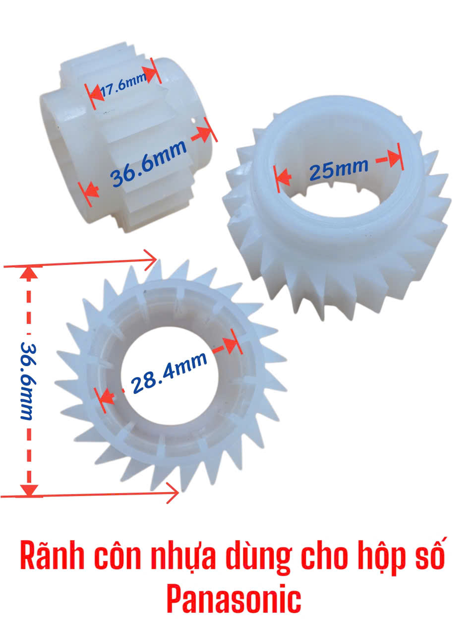 Rãnh côn nhựa dùng cho hộp số Panasonic
