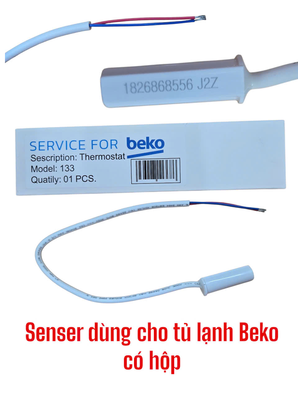 Sensor dùng cho tủ lạnh Beko có hộp