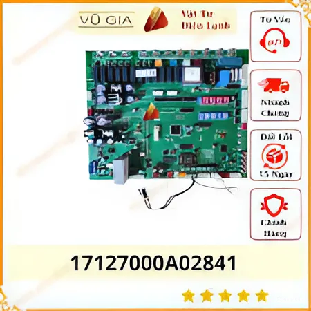 Bảng mạch chính dàn nóng Midea 17127000A02841 / MDV-280(10)W/DSN1-840(A).D.1.1.2(0547) / V4+K