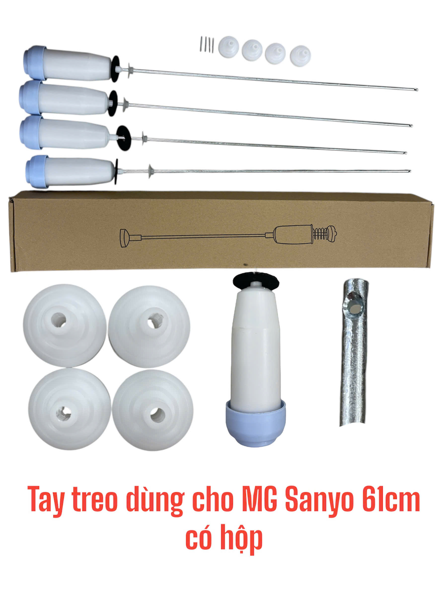 Tay treo dùng cho máy giặt Sanyo 61cm không hộp