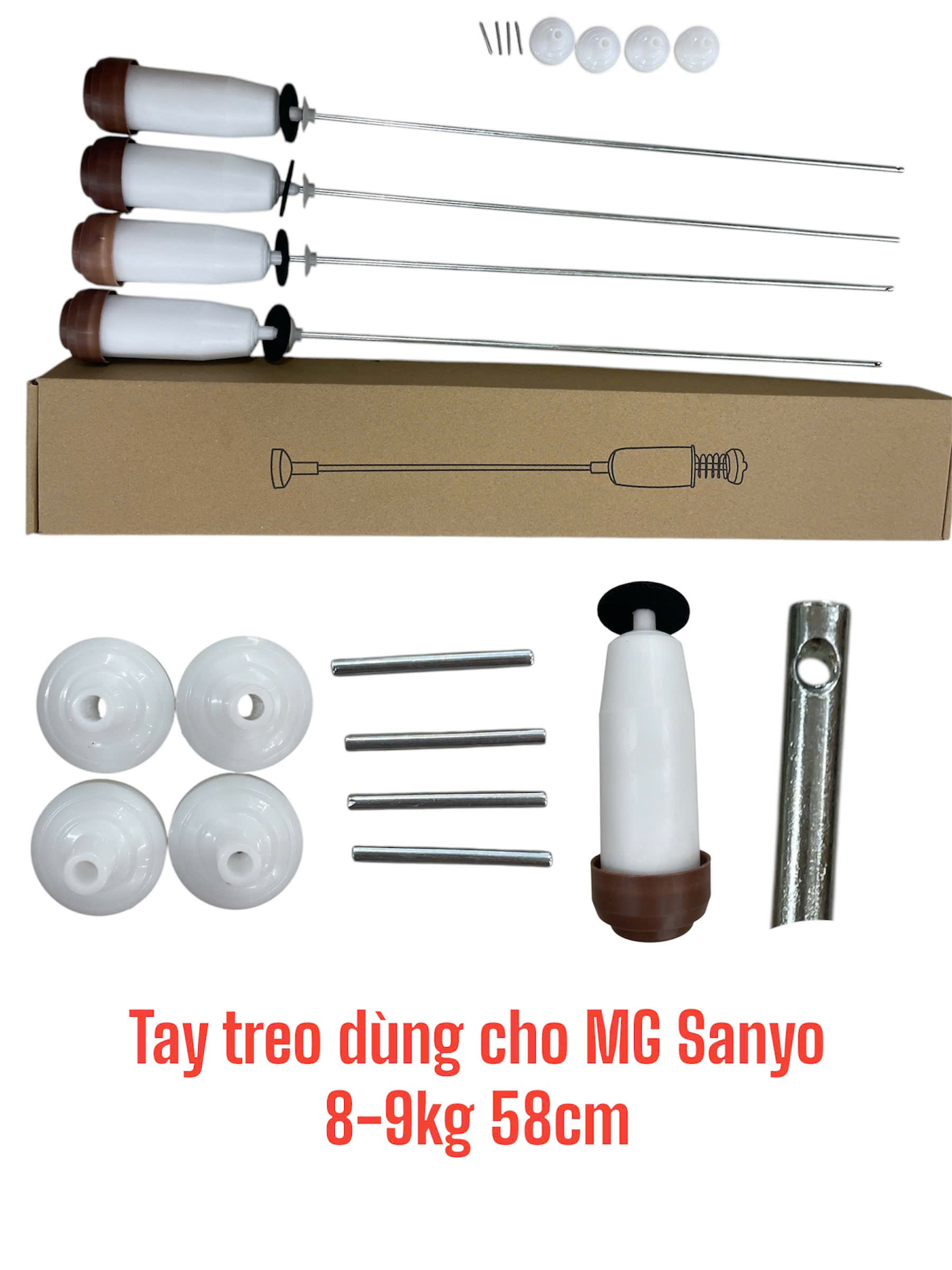 Tay treo dùng cho máy giặt Sanyo 8-9kg 58cm