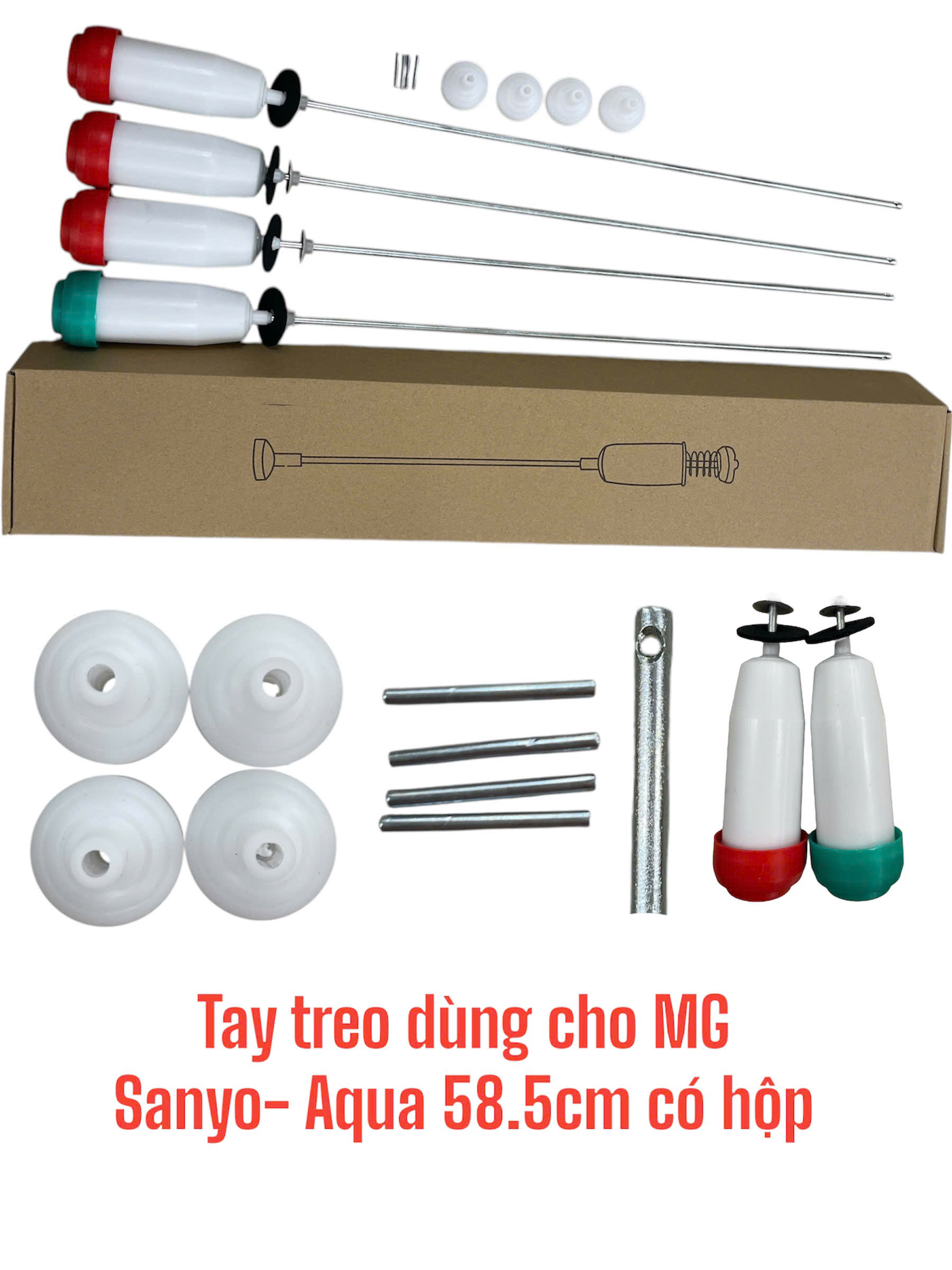 Tay treo dùng cho máy giặt Sanyo – Aqua 58.5cm có hộp