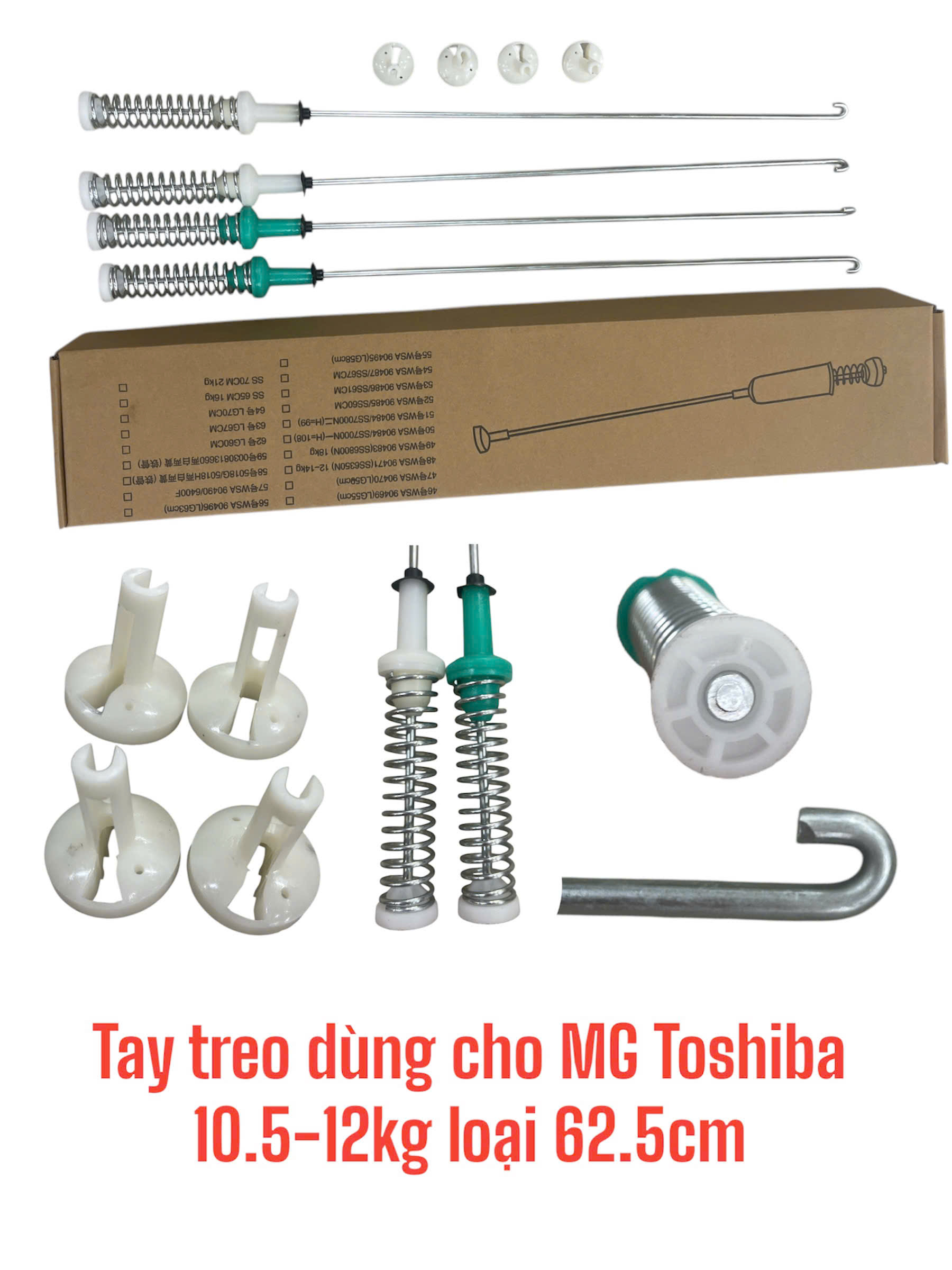 Tay treo dùng cho máy giặt Toshiba KT 62.5cm loại 10.5-12kg