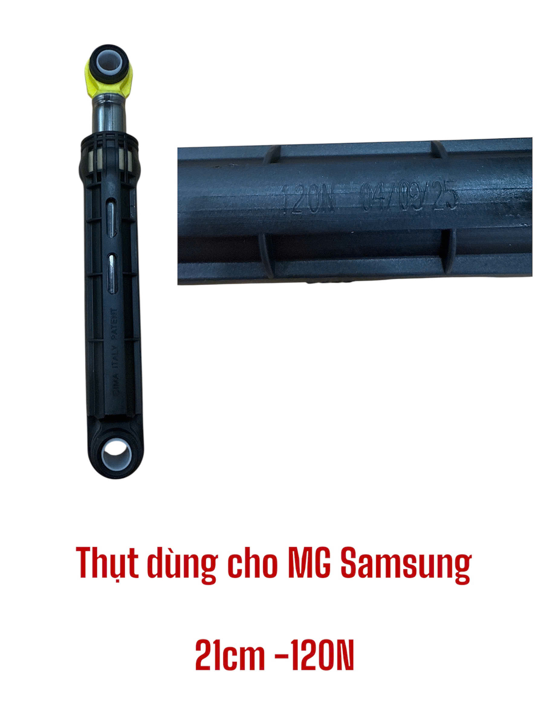 Thụt dùng cho máy giặt Samsung 21cm -120N