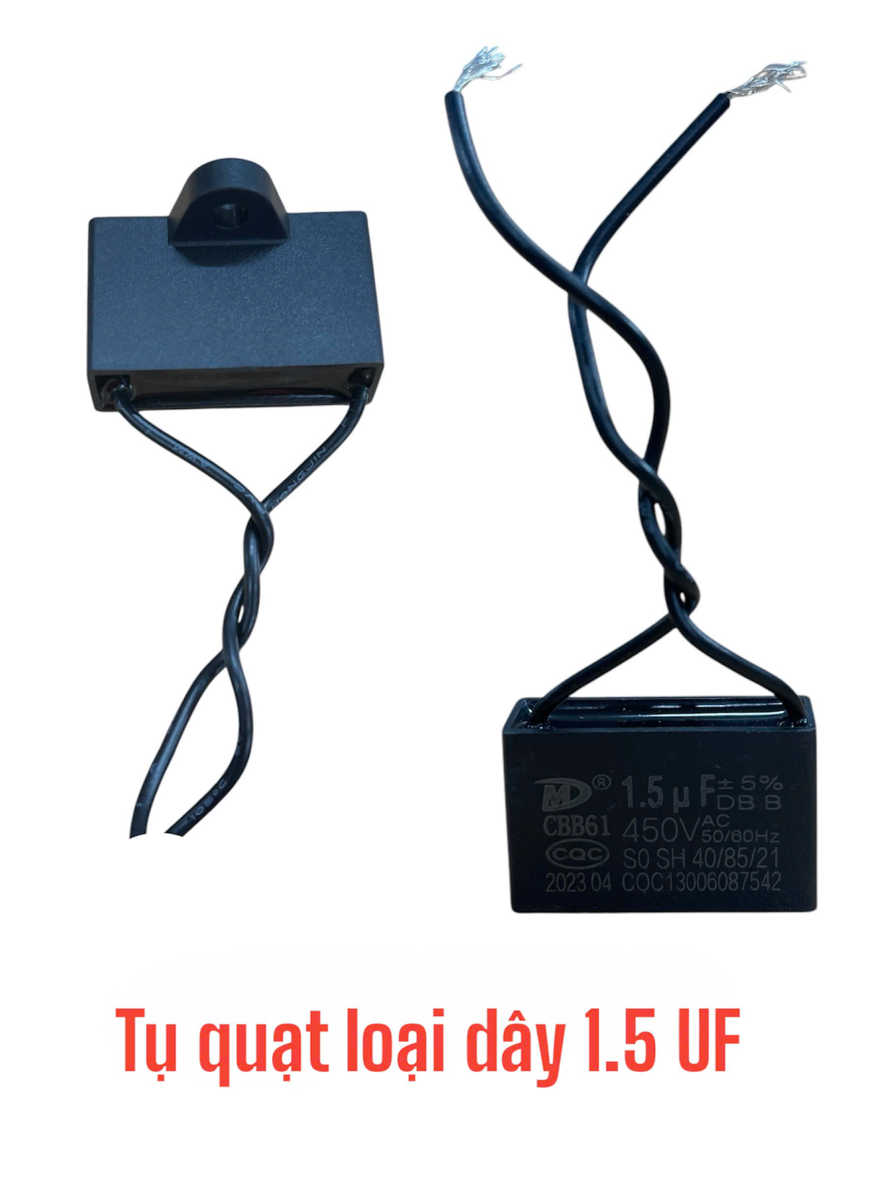 Tụ quạt loại dây 1.5 UF