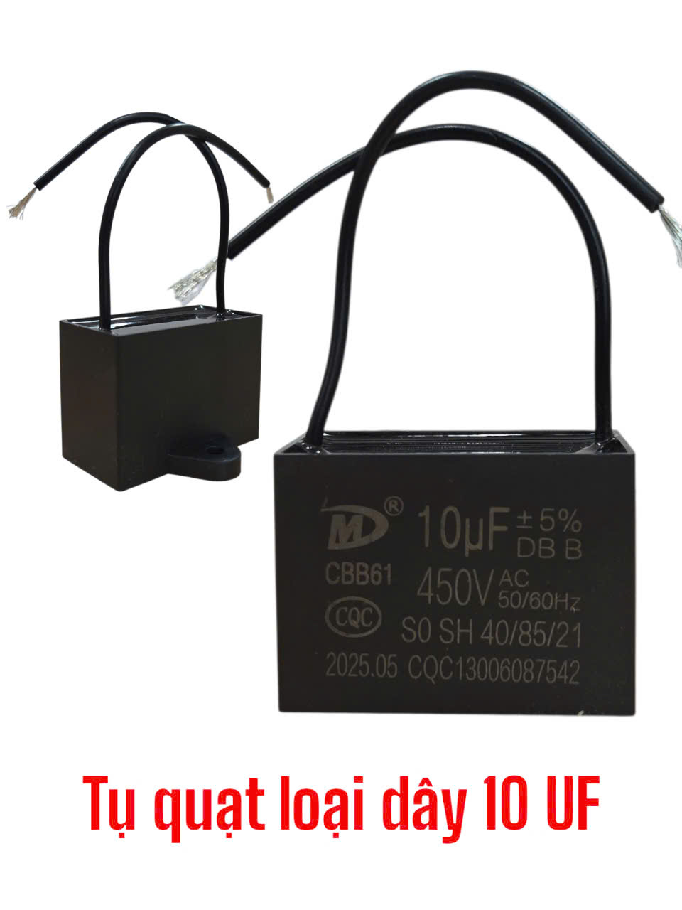 Tụ quạt loại dây 10 UF