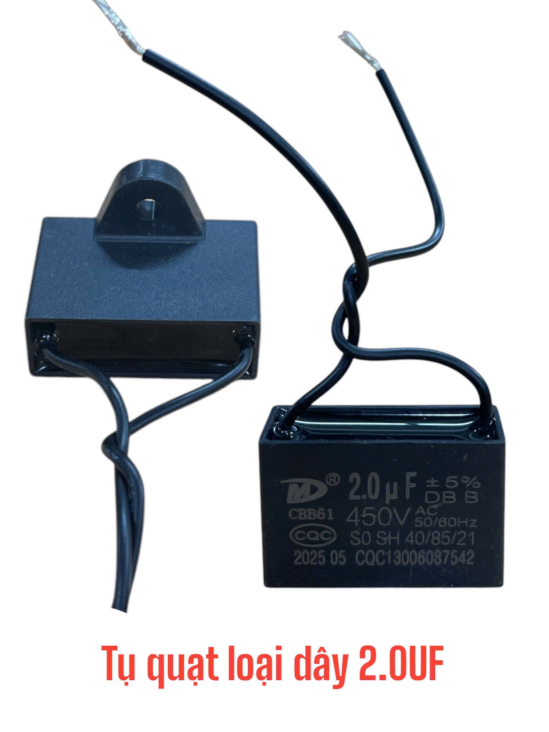 Tụ quạt loại dây 2.0 UF