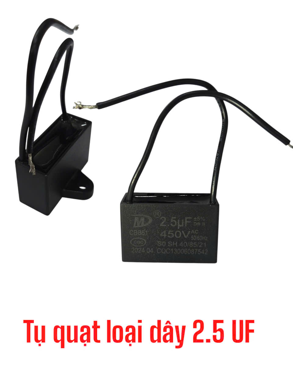 Tụ quạt loại dây 2.5 UF
