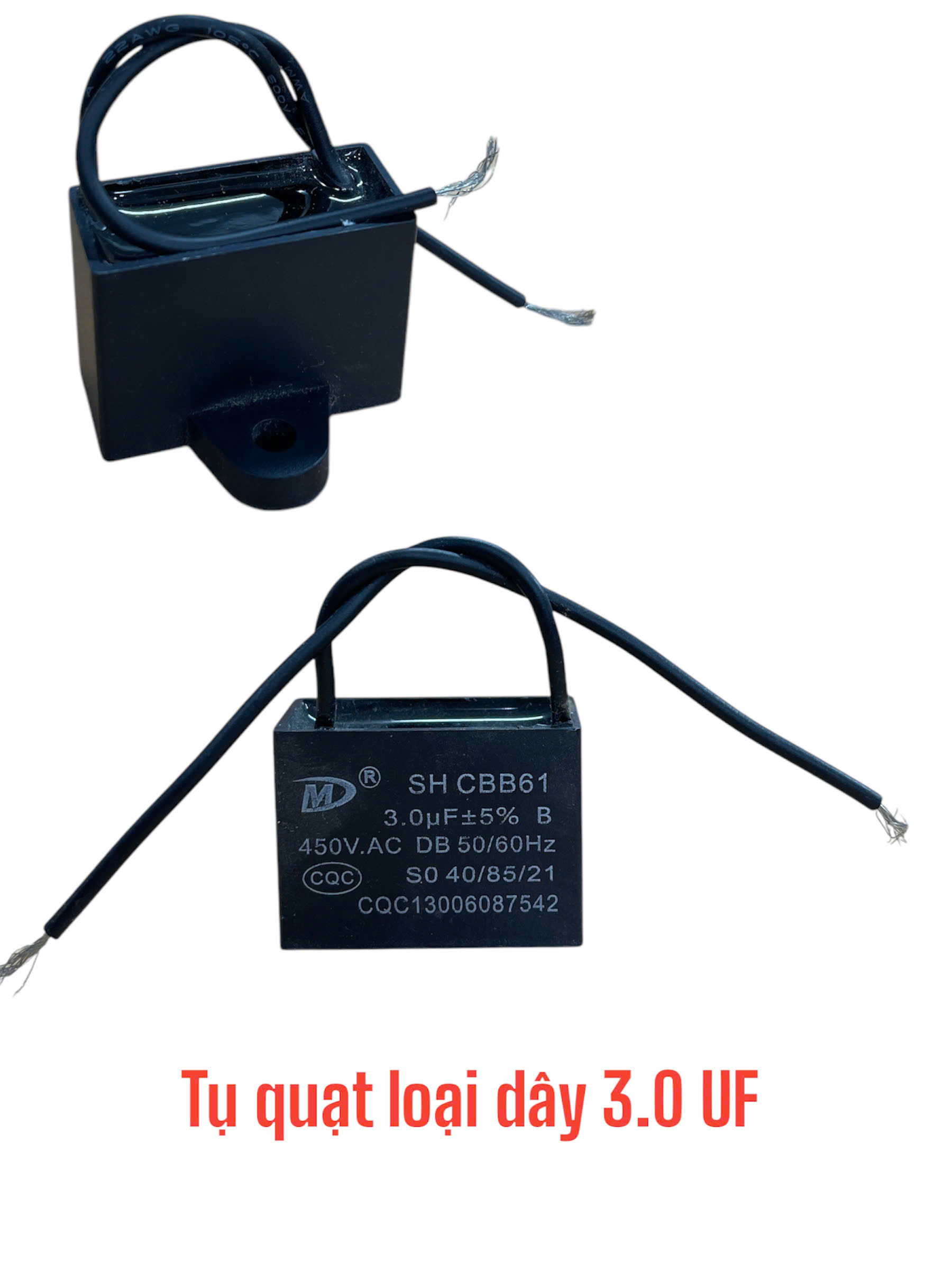 Tụ quạt loại dây 3.0 UF
