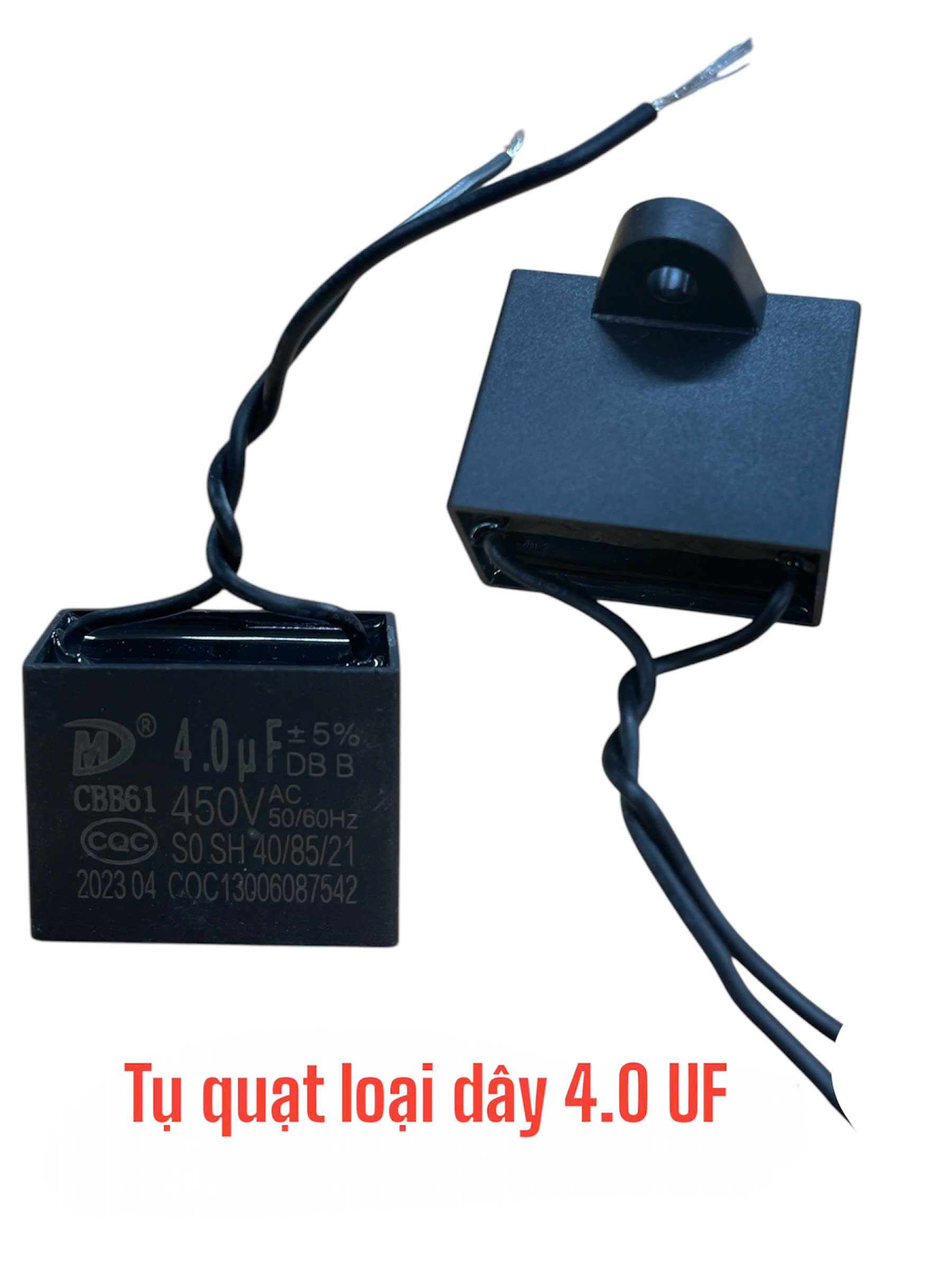 Tụ quạt loại dây 4.0 UF