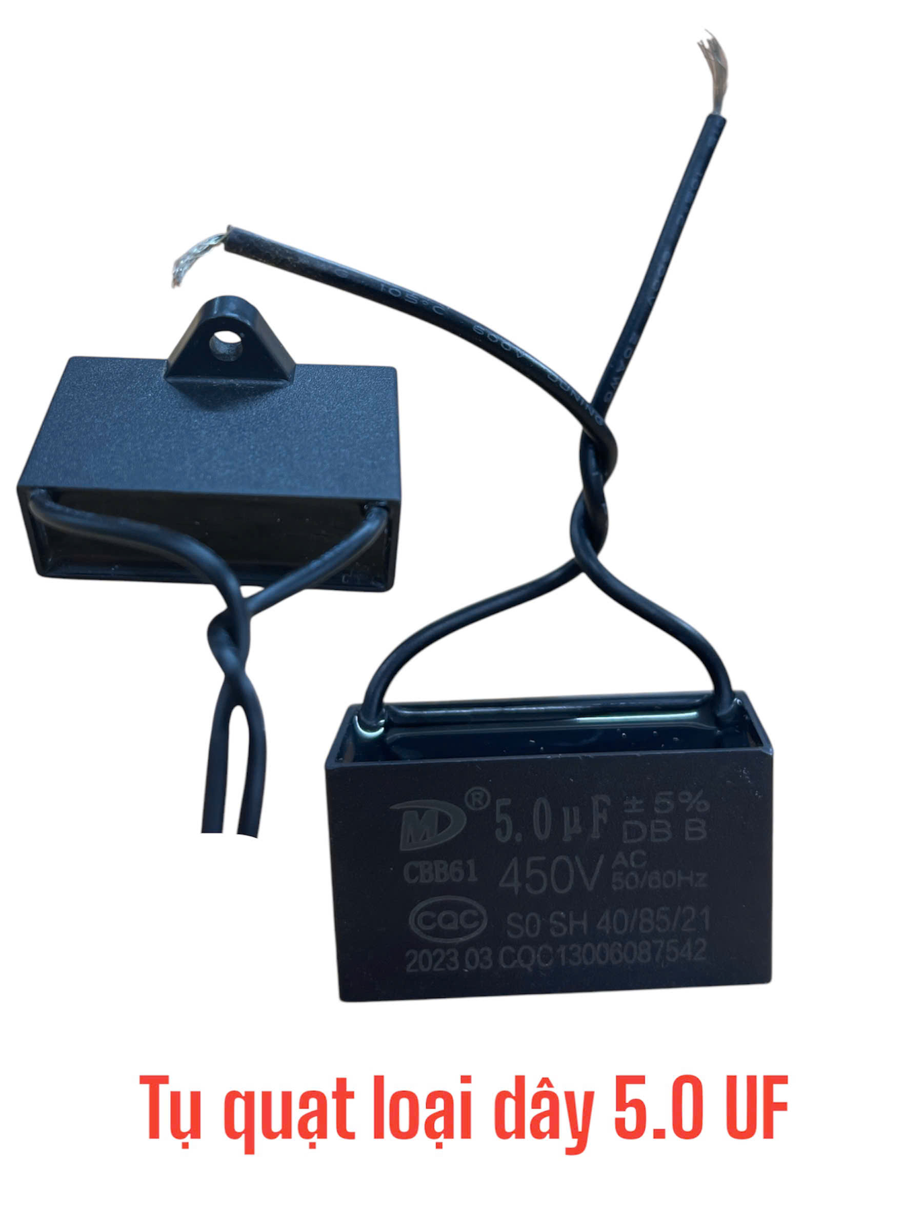 Tụ quạt loại dây 5.0 UF