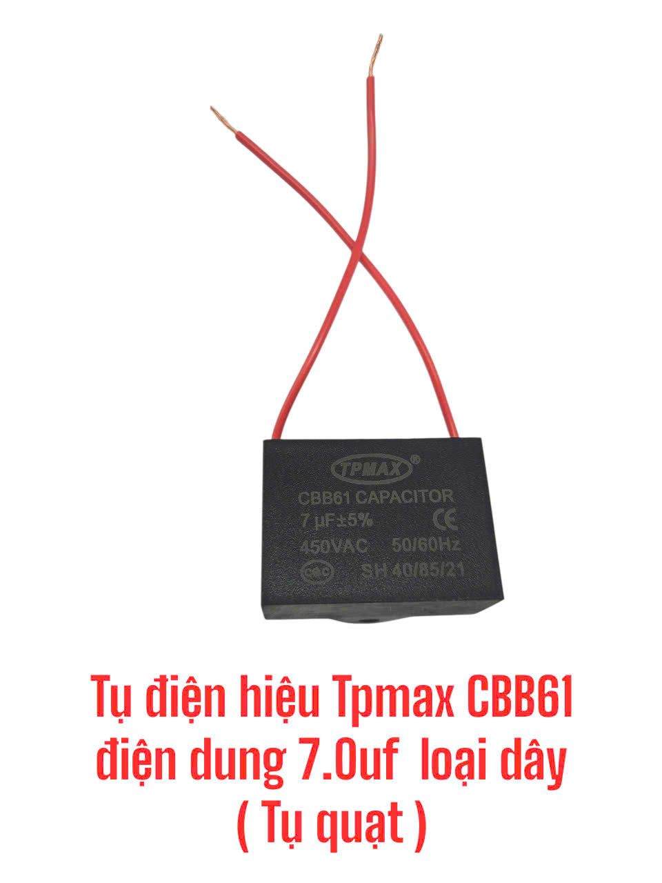 Tụ quạt loại dây 7.0 UF