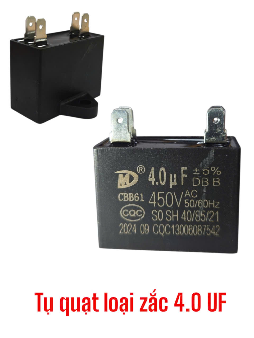 Tụ quạt loại zắc 4.0UF