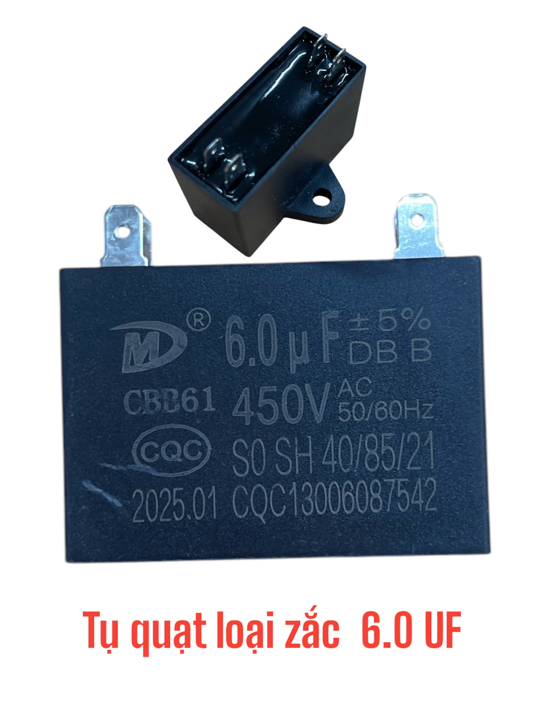 Tụ quạt loại zắc 6.0UF