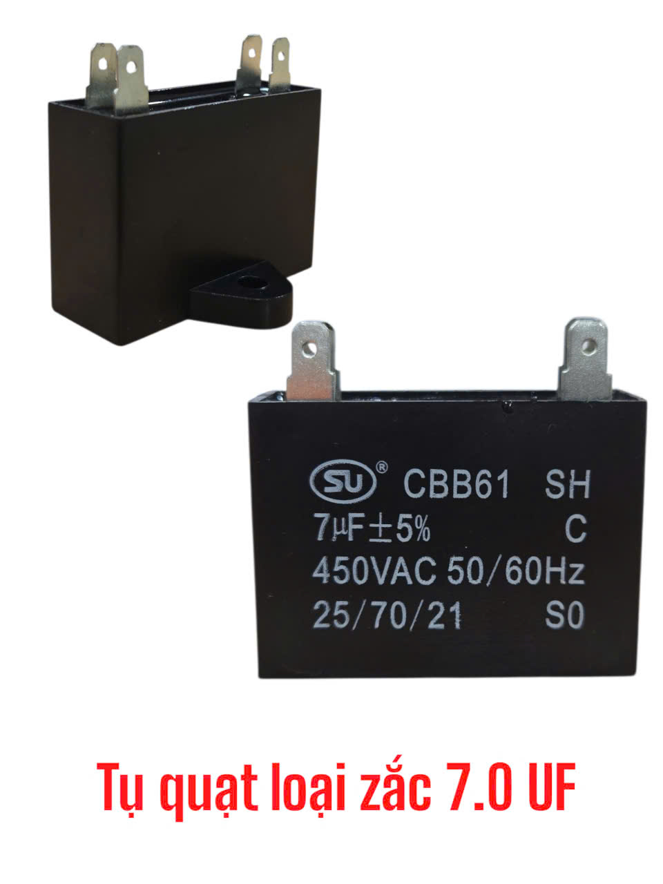 Tụ quạt loại zắc 7.0UF
