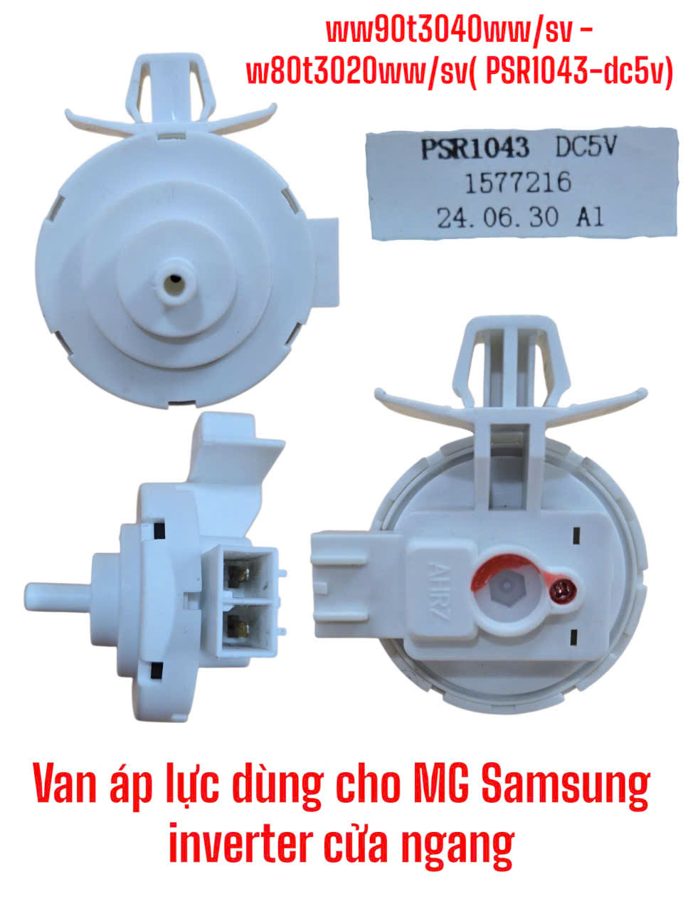 Van áp lực dùng cho máy giặt Samsung cửa ngang (WWW90T3040WW/SV-W80T3020WW/SV)