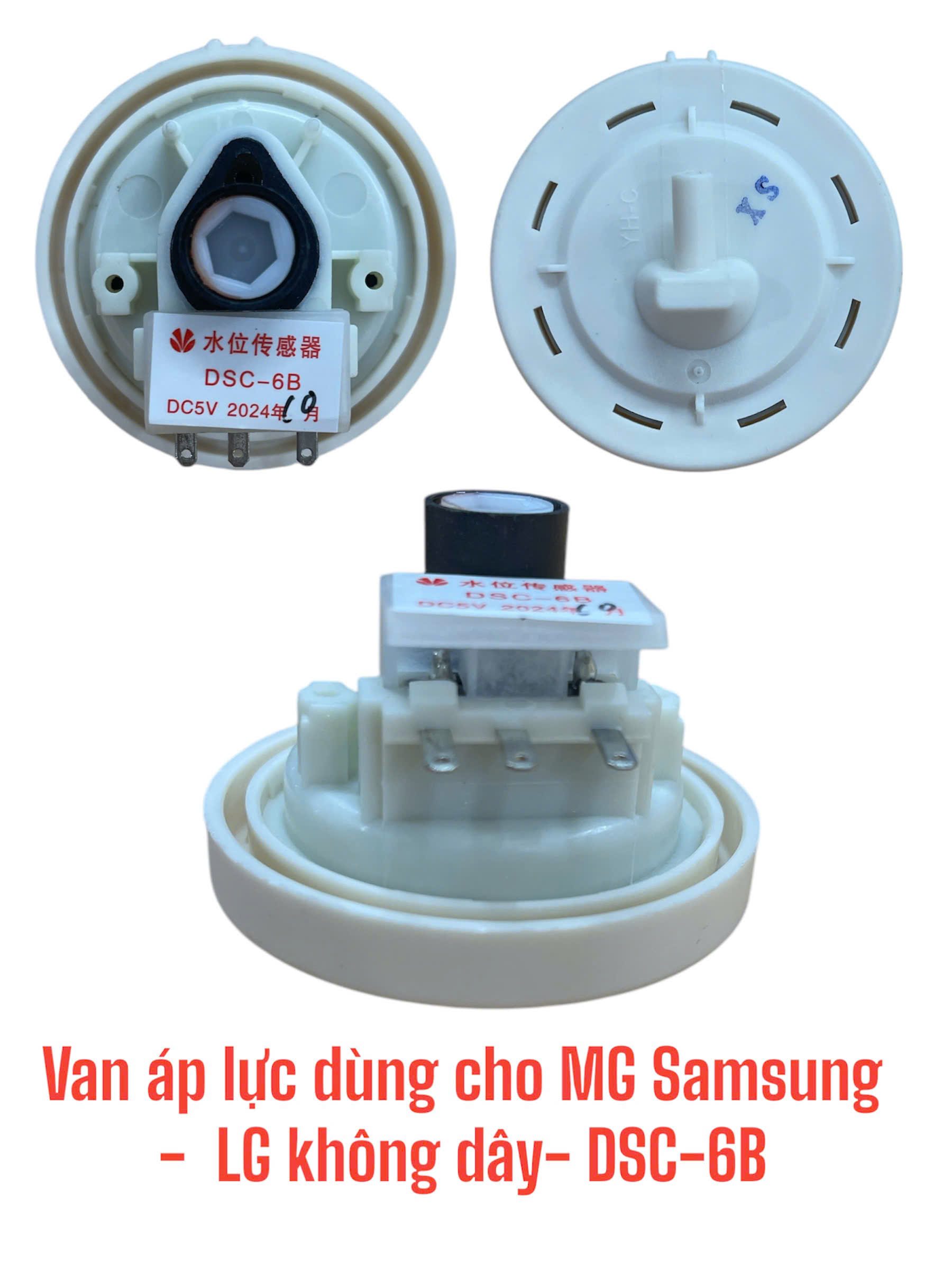 Van áp lực dùng cho máy giặt LG- Samsung loại không dây tio