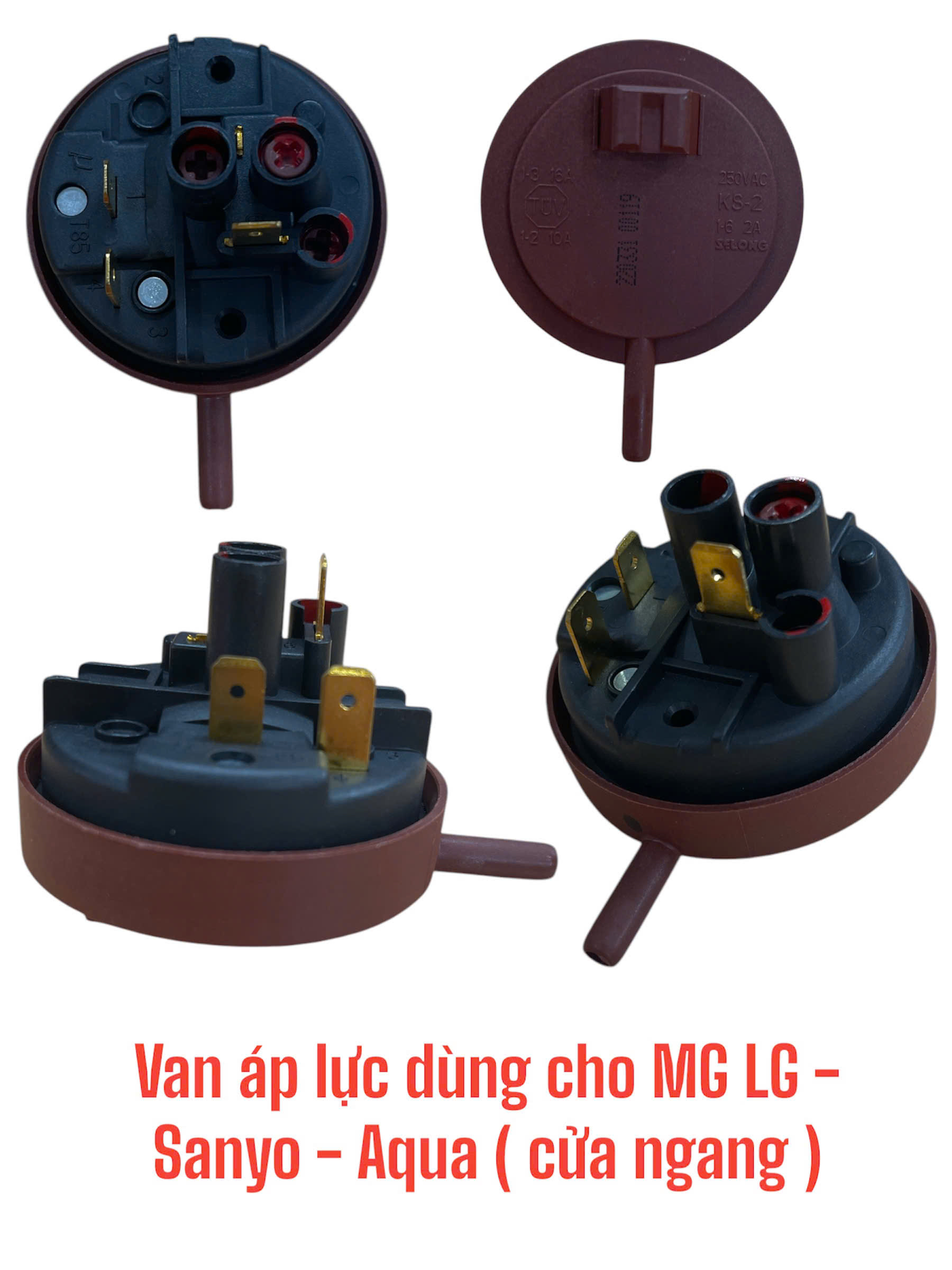 Van áp lực dùng cho máy giặt LG, Sanyo, Aqua cửa ngang