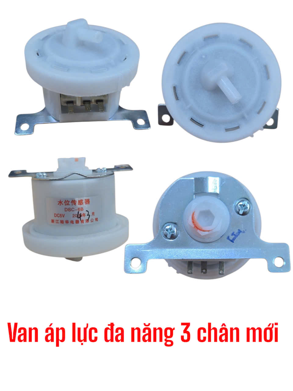 Van áp lực máy giặt đa năng 3 chân mới