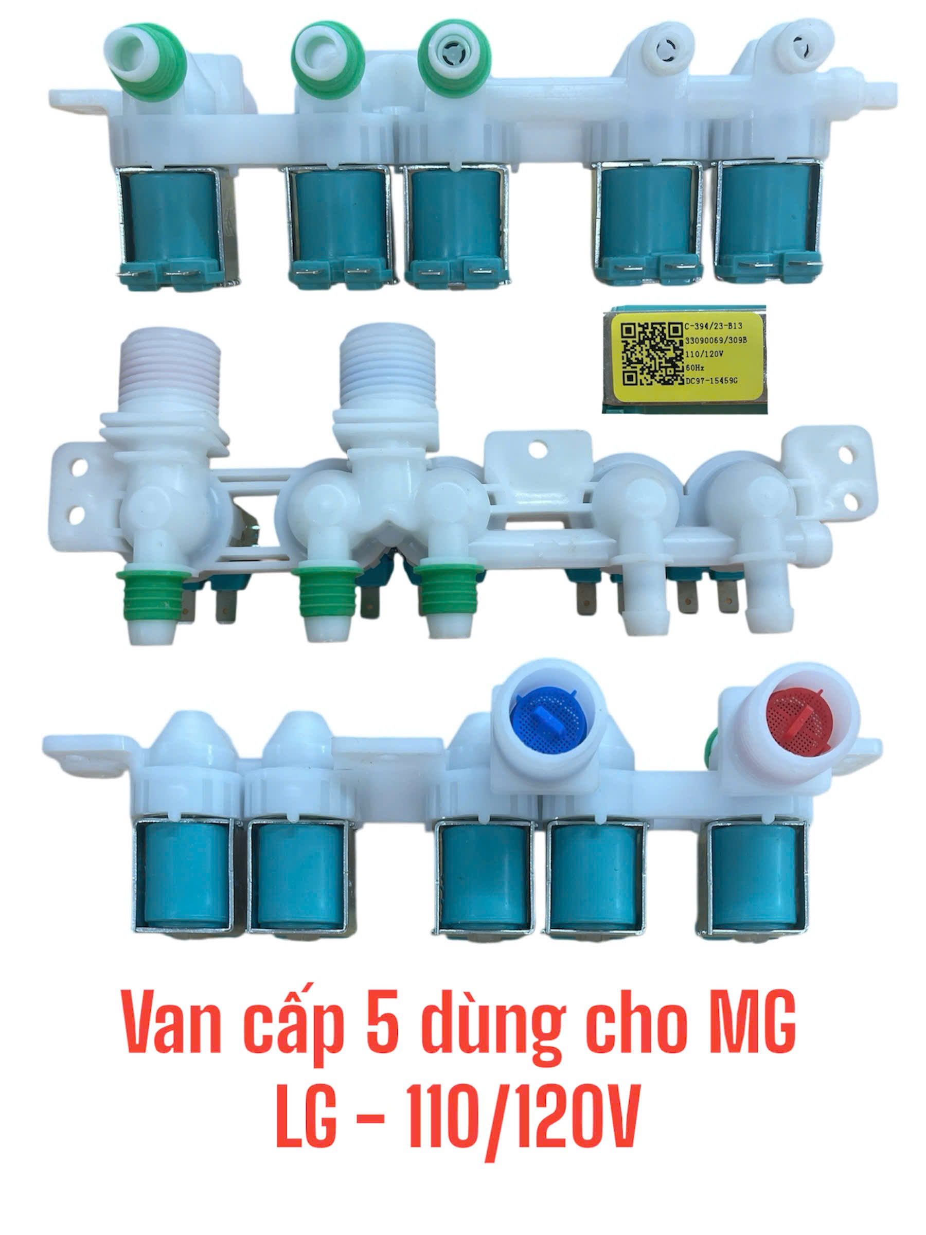 Van cấp 5 dùng cho máy giặt LG 110/120v (Model DC97- 15459G)