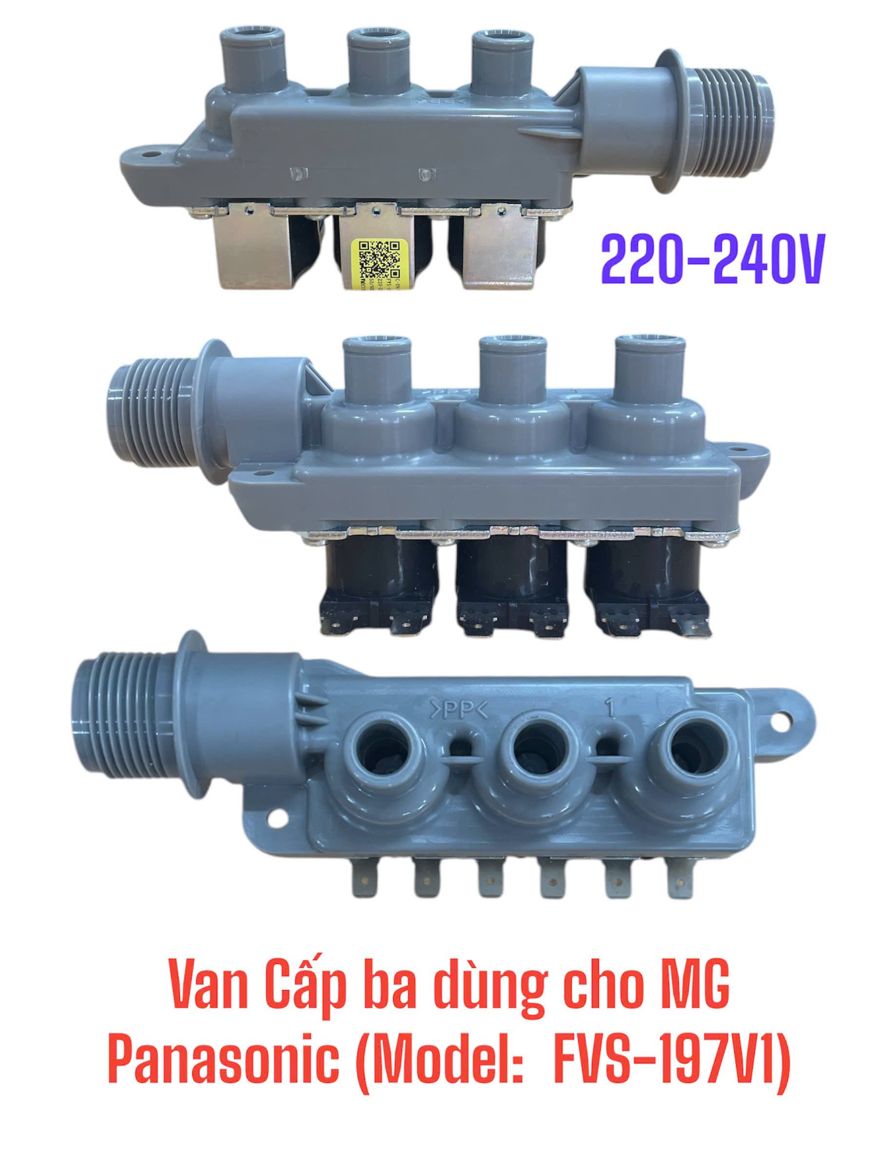 Van cấp ba (3 đầu) dùng cho máy giặt Panasonic