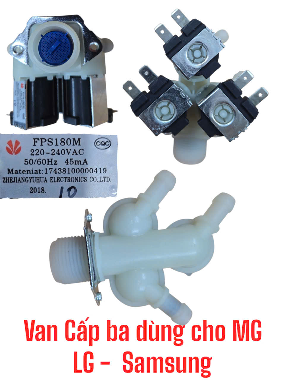 Van cấp ba dùng cho máy giặt LG – Samsung