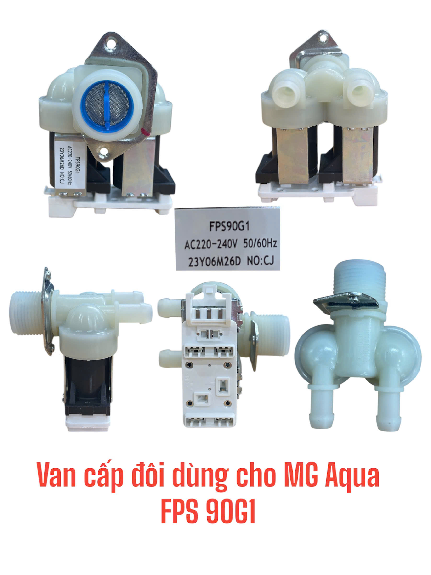 Van cấp đôi dùng cho máy giặt Aqua FPS 90G1
