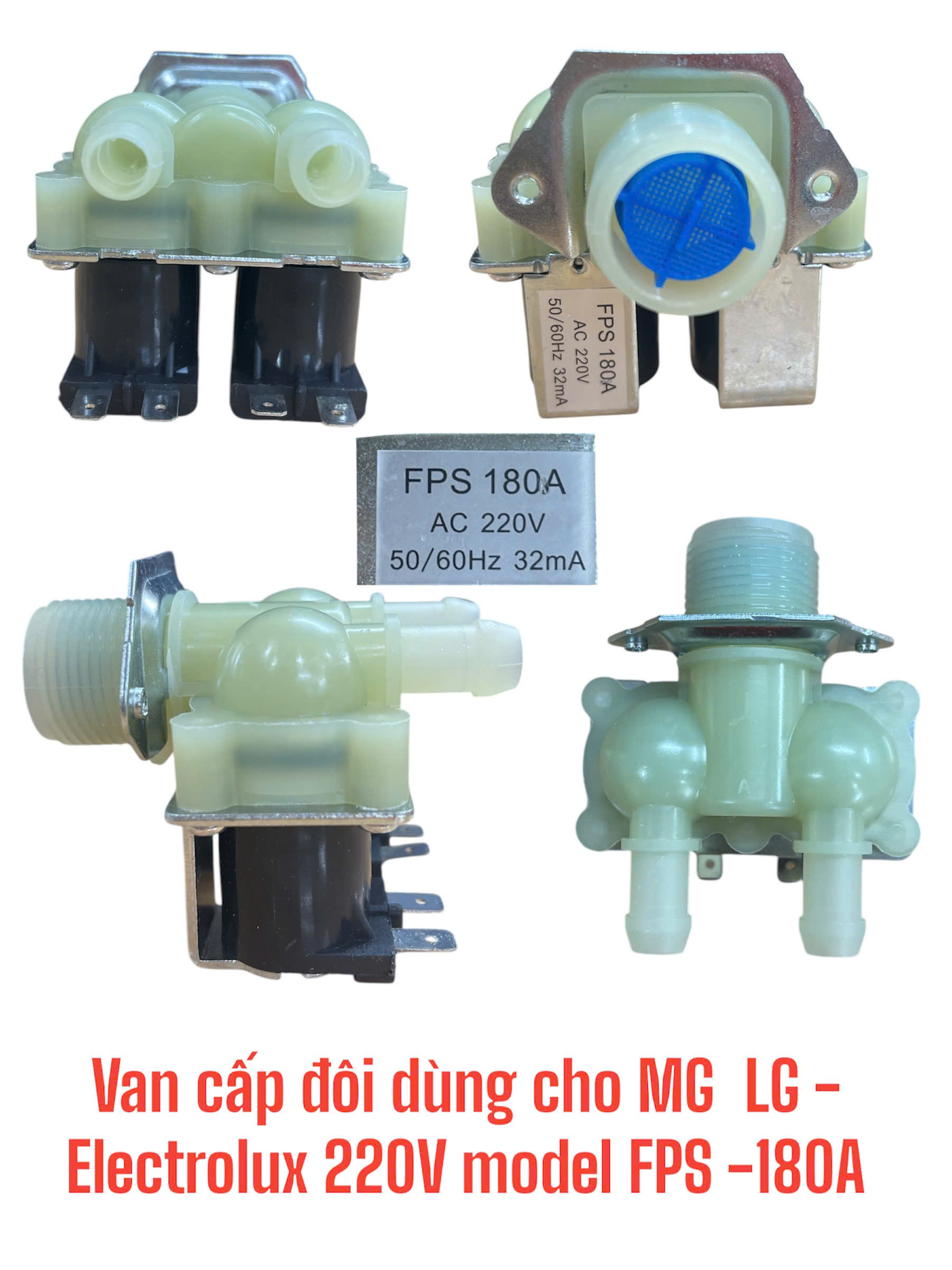 Van cấp đôi dùng cho máy giặt LG (FPS 180A 12v)