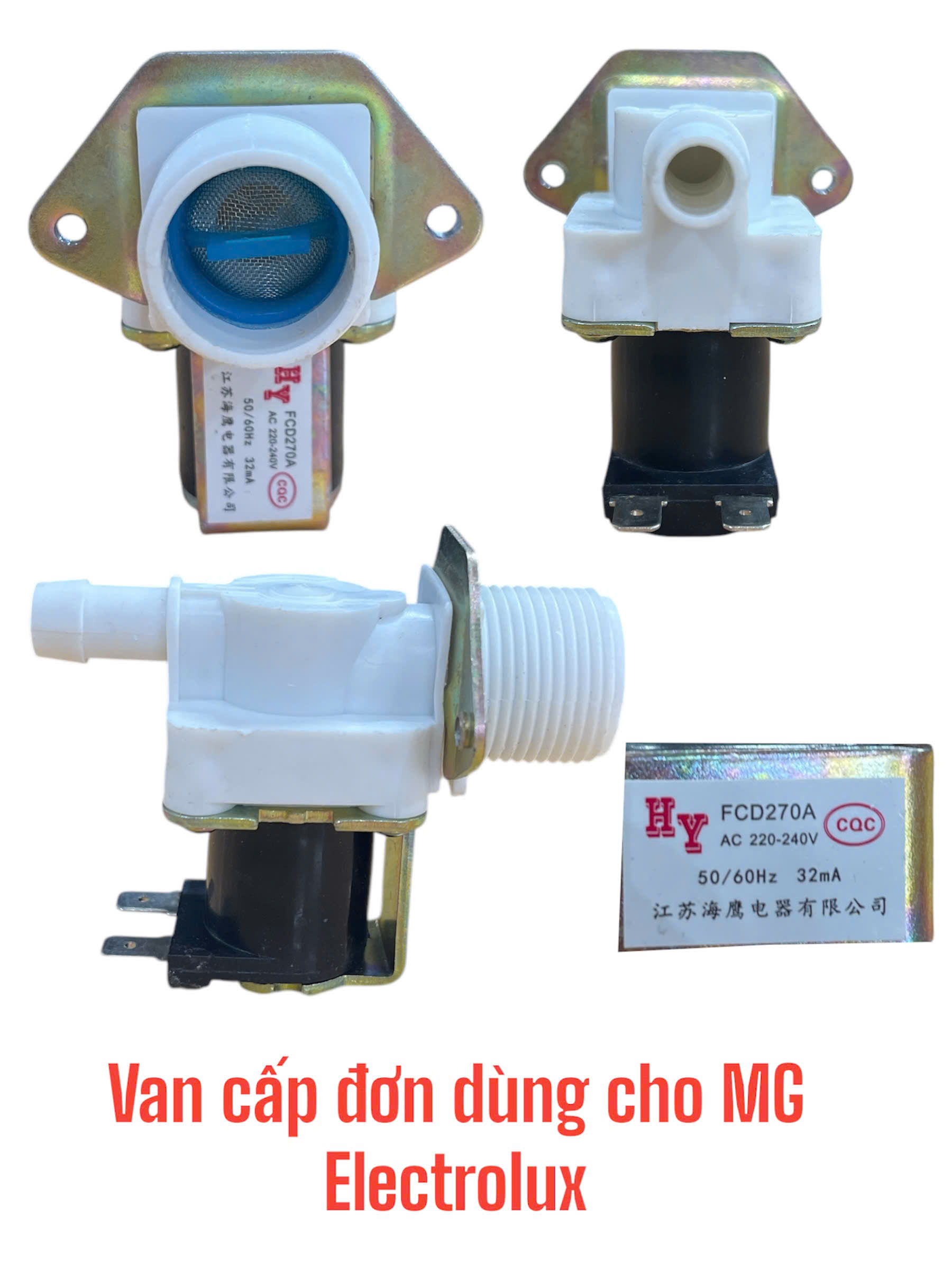 Van cấp đơn dùng cho máy giặt Electrolux