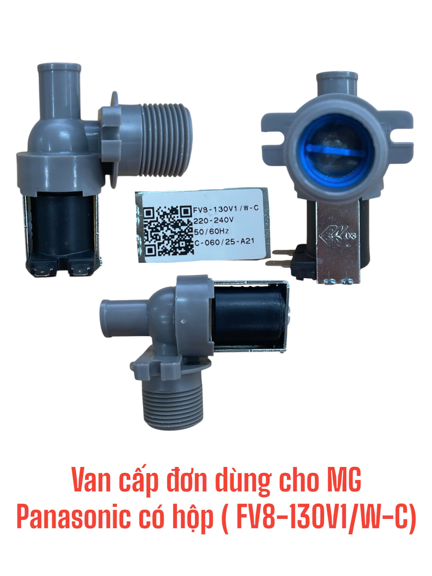 Van cấp đơn dùng cho máy giặt Panasonic có hộp (FV8-130V1/W-C)