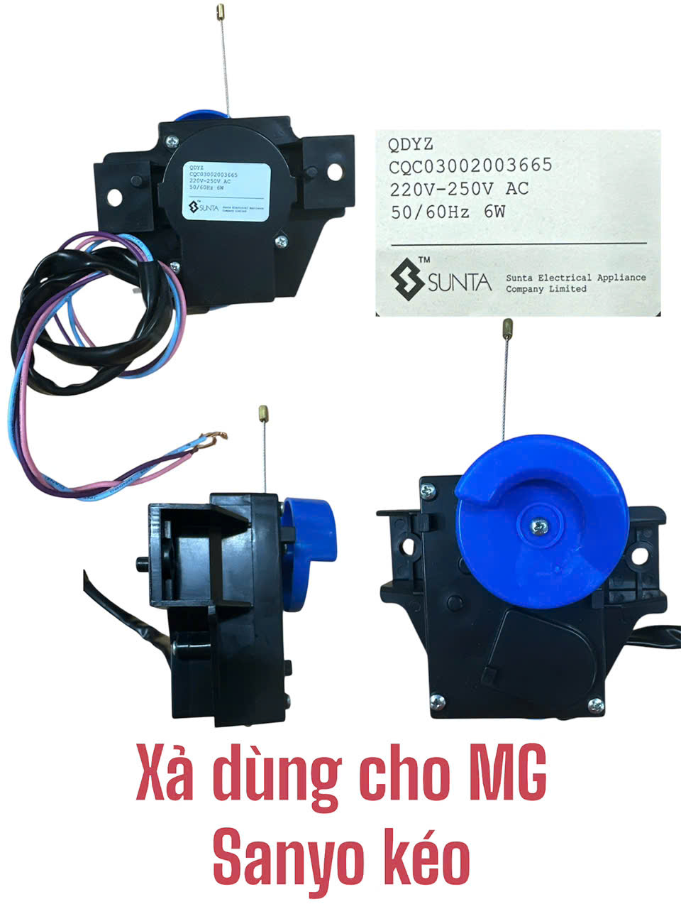 Xả dùng cho máy giặt Sanyo kéo
