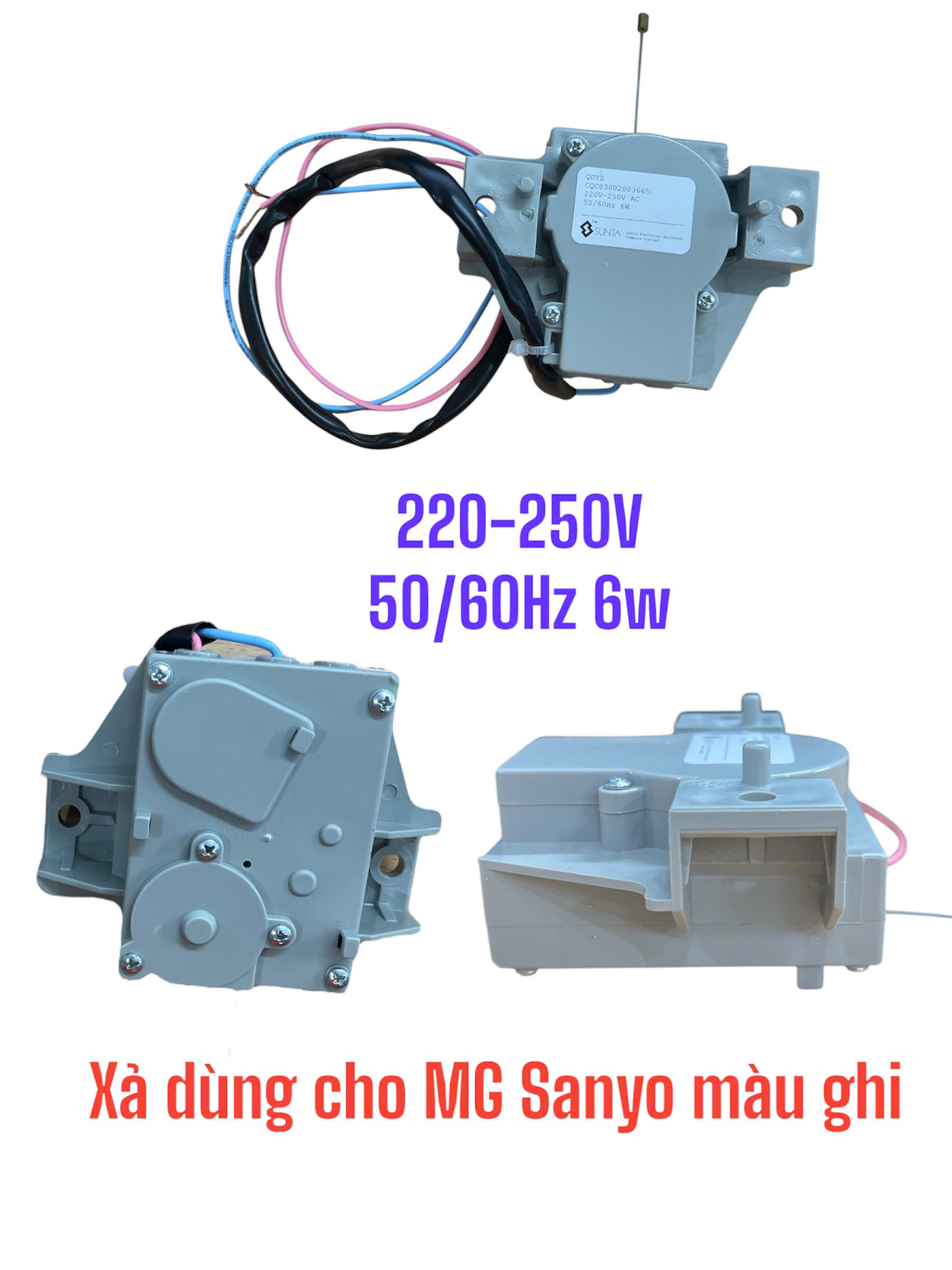 Xả dùng cho máy giặt Sanyo (xả màu ghi)