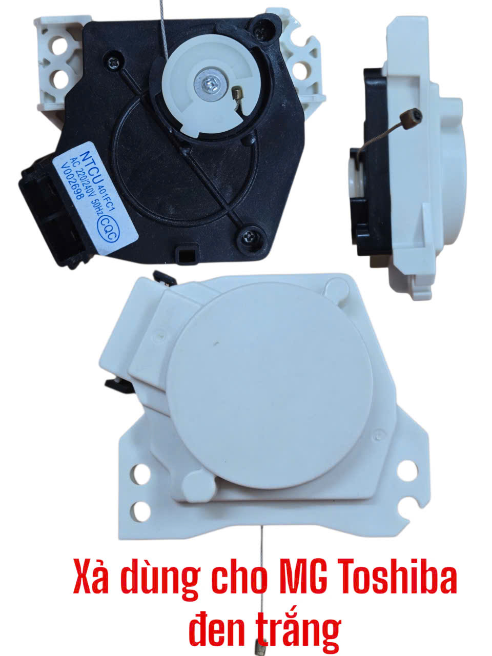 Xả dùng cho máy giặt Toshiba (xả màu đen trắng)