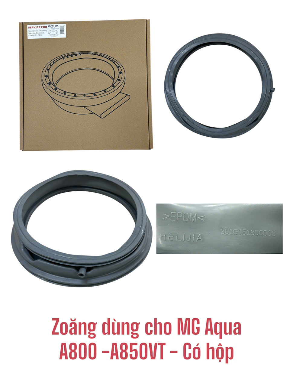 Zoăng máy giặt dùng cho máy giặt Aqua A800 -A850VT – Có hộp